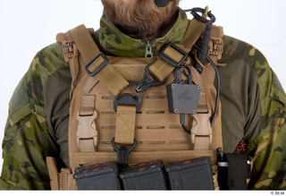 Andrew Elliott TF - Details of Uniform bulletproof vest upper…